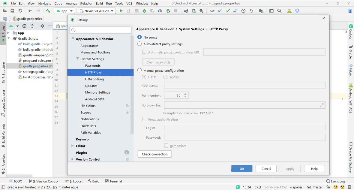 gradle android studio version