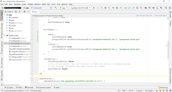 "Enabling Proguard In Android Studio"